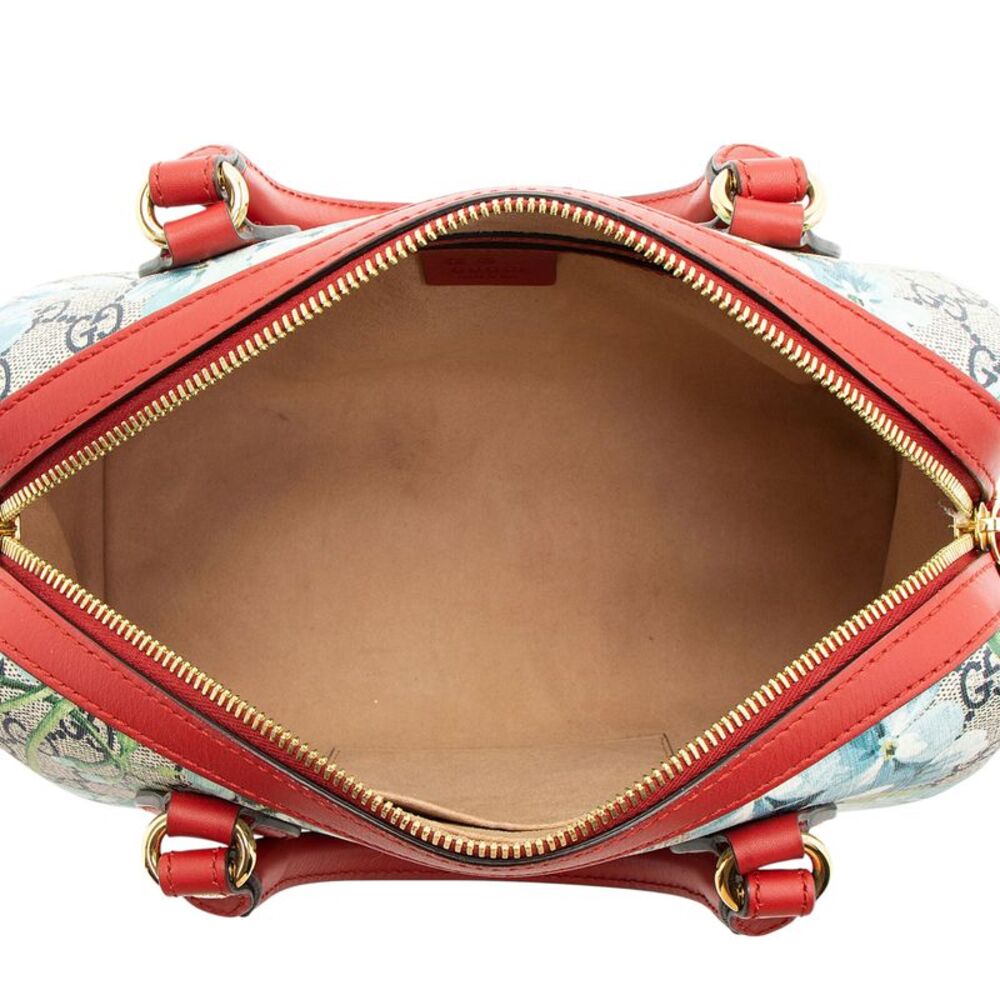 Gucci GG Supreme Blooms Small Satchel - Picture 7 of 14